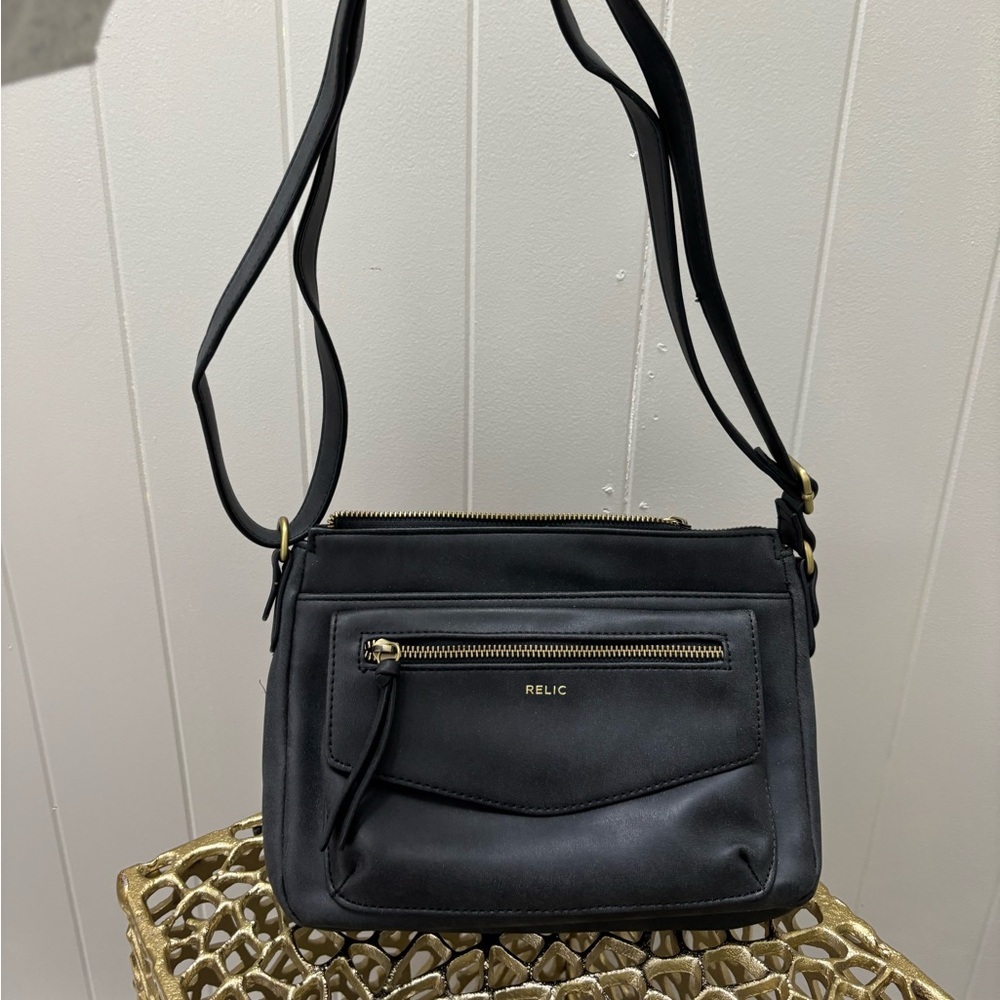 Relic Black Crossbody Bag